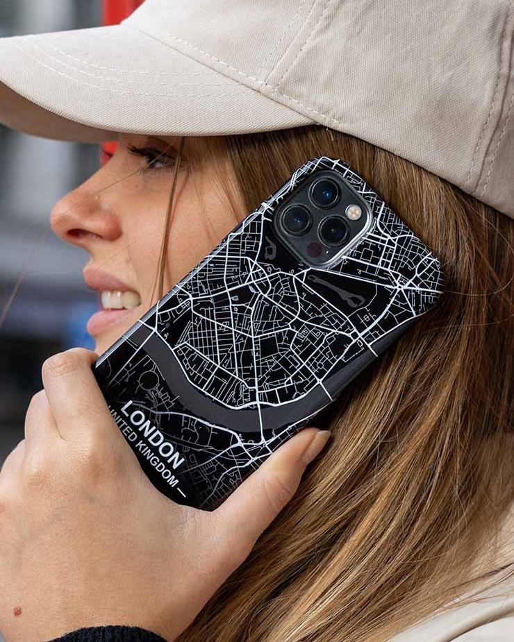 Kryt na telefón CityMarble™ s plánom mesta