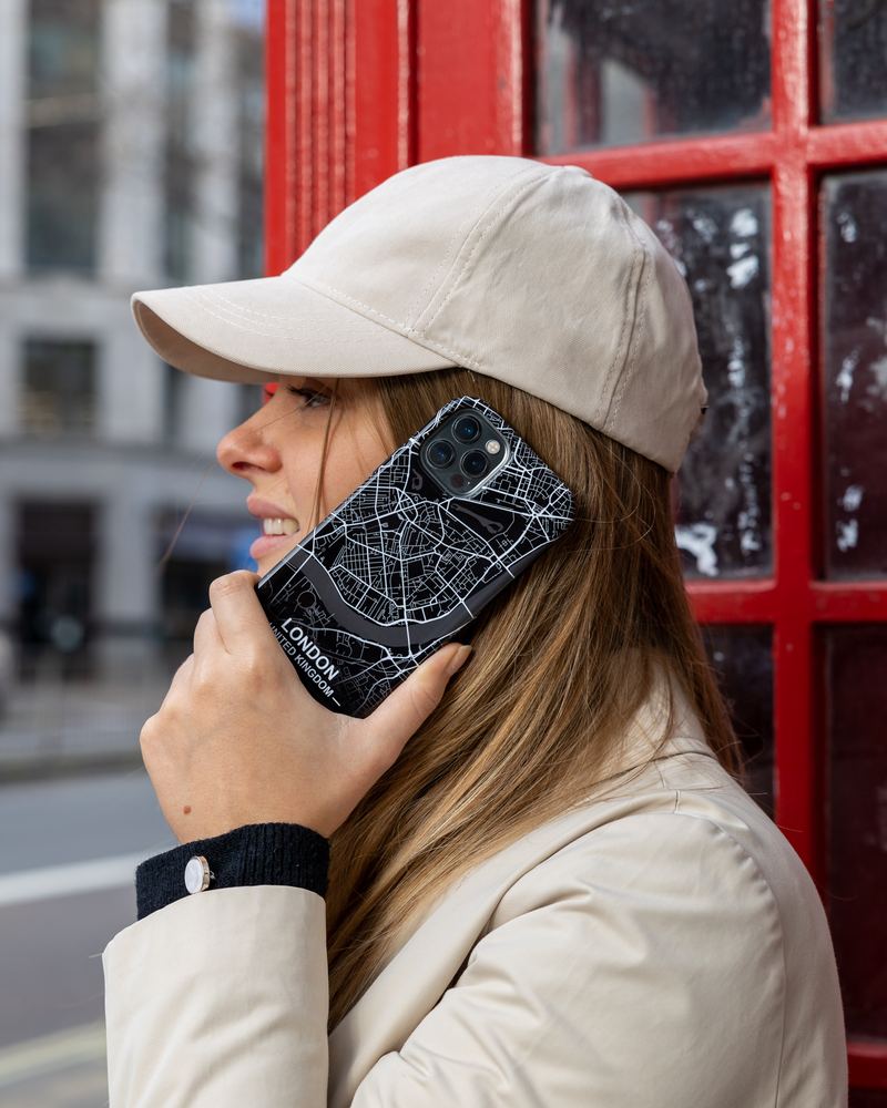 Kryt na telefón CityMarble™ s plánom mesta