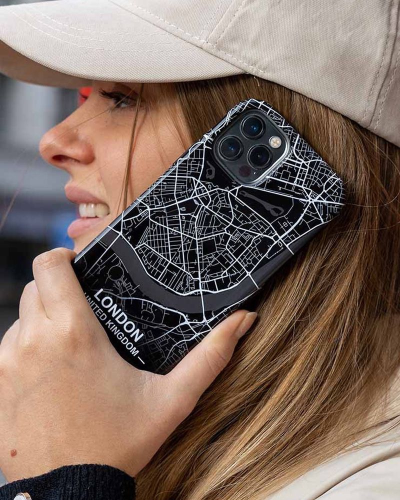 Kryt na telefón CityMarble™ s plánom mesta