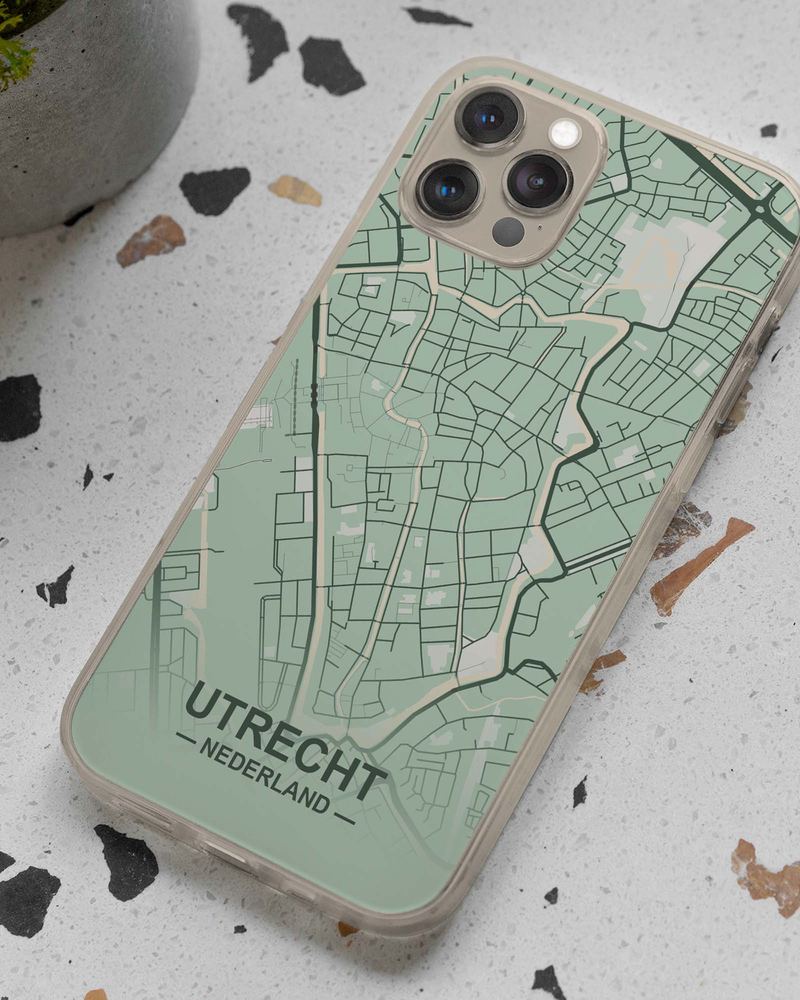 Kryt na telefón CityMarble™ s plánom mesta